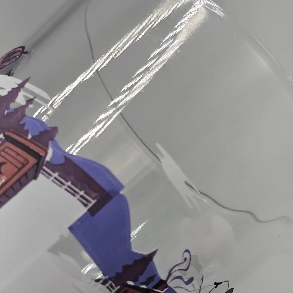 Lift Bridge Brewing Berry Blonde Ale Beer Glass Craft‎ Bear Winter Ski Scene
